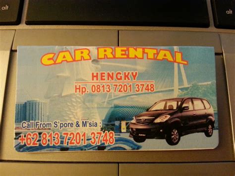 Tempat sewa rental kamera lensa dan perlengkapan fotografi videografi di batam, kepulauan riau. salamnusantara: Kereta Sewa di Batam