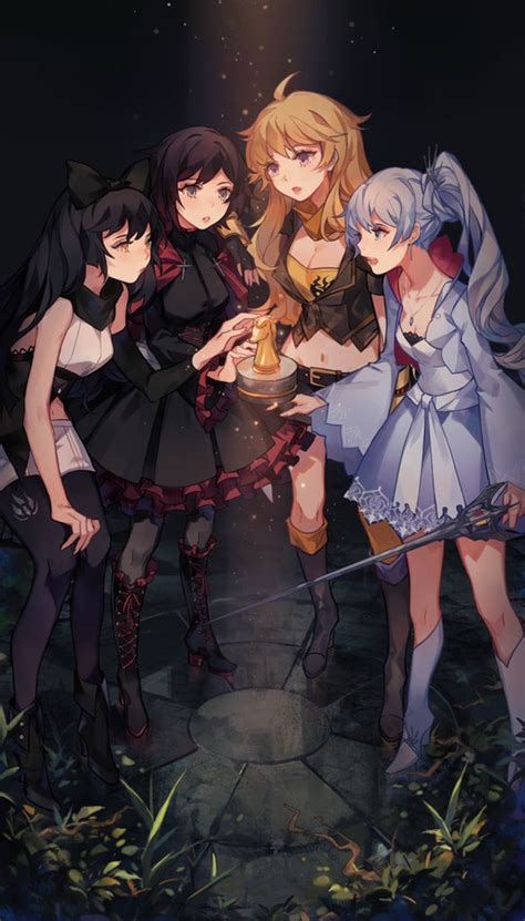 Ruby Rose Weiss Schnee Yang Xiao Long And Blake Belladonna Rwby Danbooru