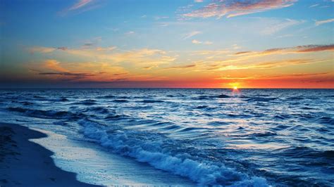 Ocean Sunset Wallpapers Bigbeamng