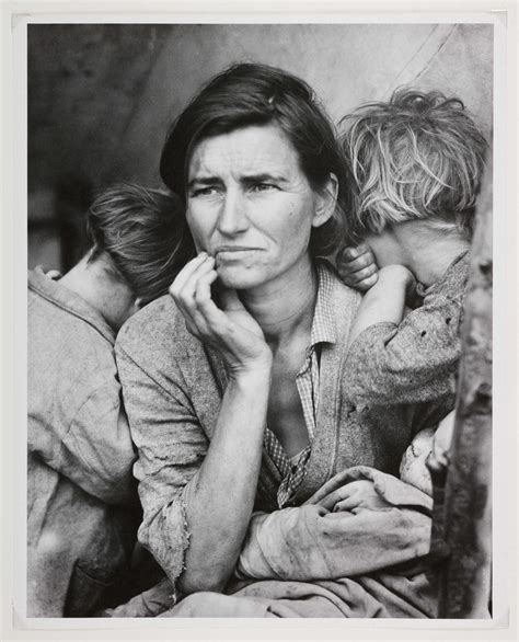 Geocuration Face Of The Times Migrant Mother And The Great Depression