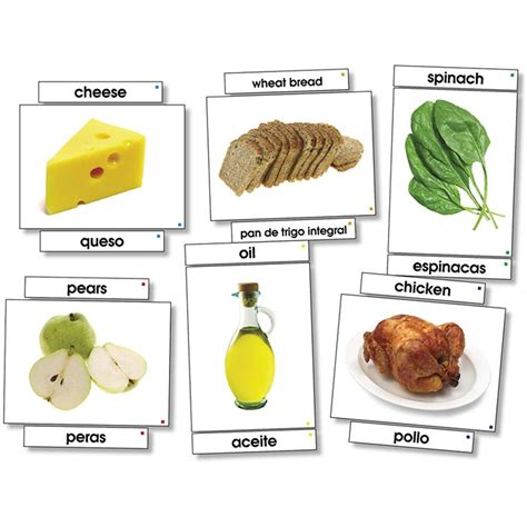 Food Language Cards - NST9084 | North Star Teacher ...