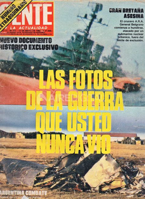 Revista Gente Malvinas Revista Gente Malvinas Falkland Guerra 1982 De