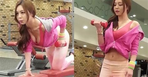 Oppa K Pop News Kang Ye Bin Shows Off Sexy Body At Health Club