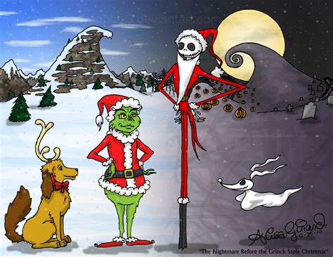 The Nightmare Before The Grinch Stole Christmas By Odie Farber On