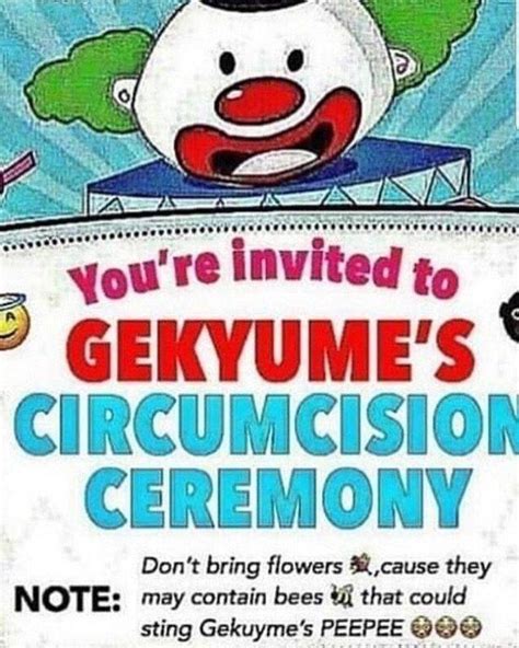 Youre Invited To Gekyumes Circumcision Ceremony Gekyumes