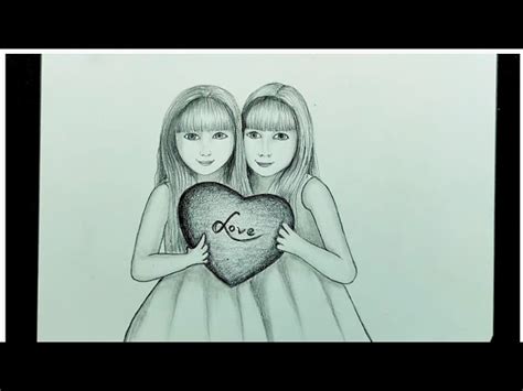 Details More Than 60 Pencil Sketch Of Sisters Vn