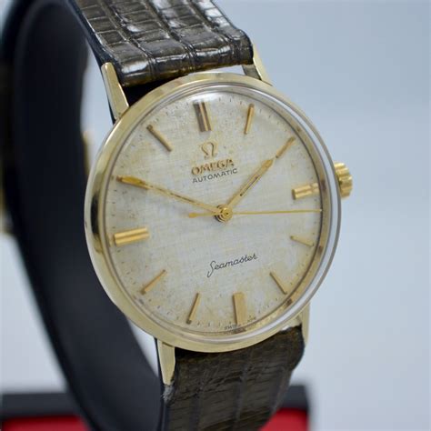 Vintage Omega Seamaster 6590 1 14k Solid Yellow Gold Cal 550 Automatic