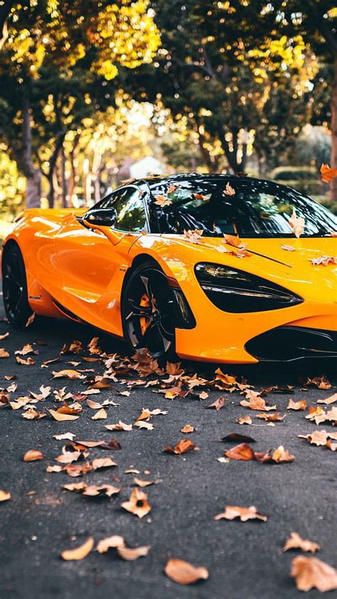 1080p Free Download Pumpkin Spice Mclaren 720s Orange Car
