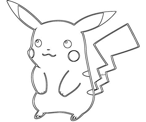 Pikachu Evolution Coloring Page