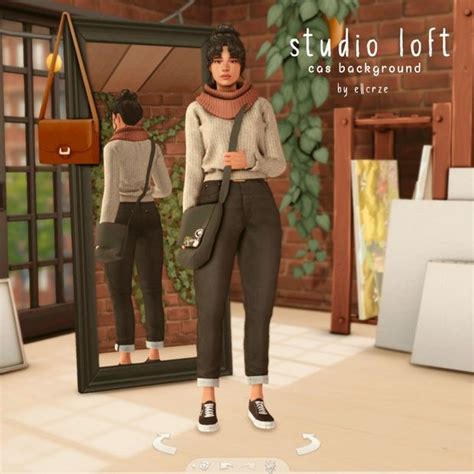 Cas Background Studio Loft Patreon Sims 4 Anime Sims 4 Gameplay