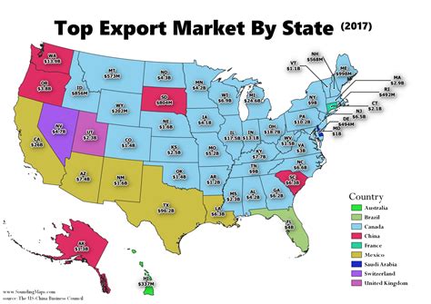 See Who Is Each States Biggest Export Market