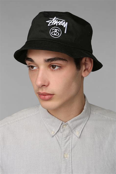 Lyst Urban Outfitters Stussy Classic Bucket Hat In Black For Men