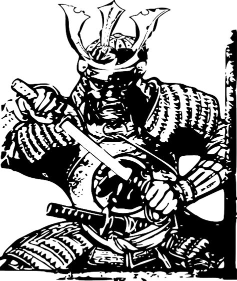 Samurai Warrior Japan Free Vector Graphic On Pixabay