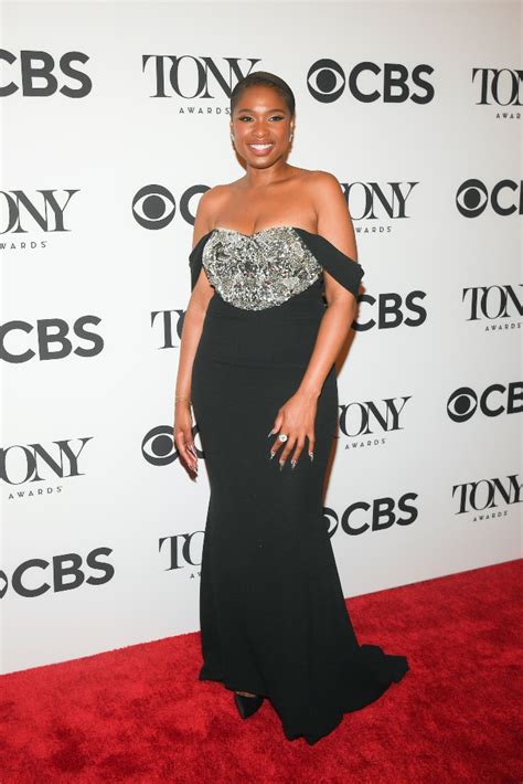 Jennifer Hudson Wins Tony And Egot In Crystal Bust Dress And Heels