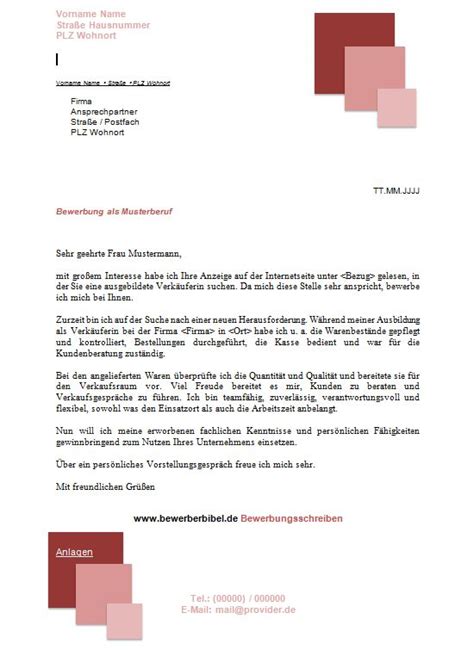 Bewerbungsschreiben Muster, Vorlage, Beispiele ...