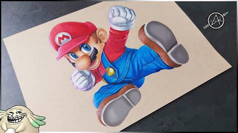 Speed Drawing Mario Smash Bros Ultimate Youtube
