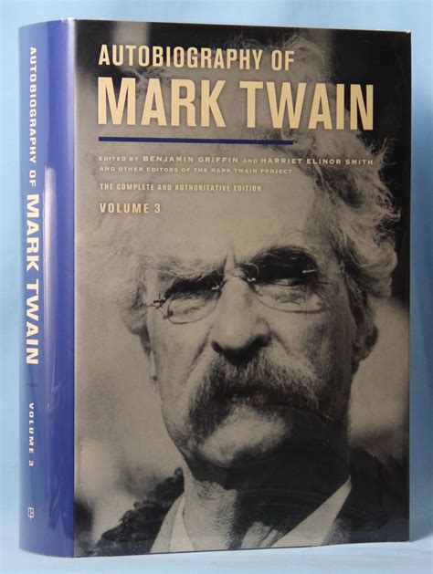 Autobiography Of Mark Twain Volume 3 Vol 3 First Printing