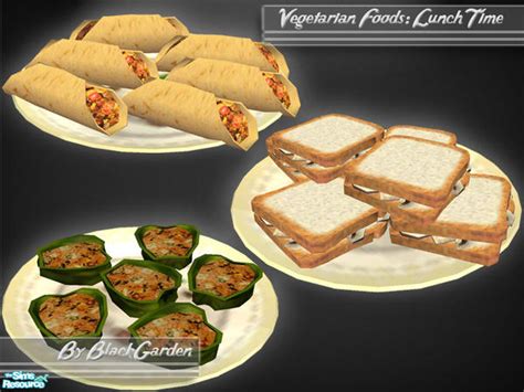 The Sims Resource Vegetarian Food Lunch Time