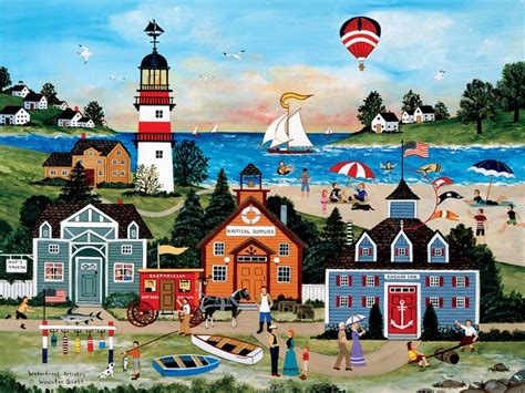 Jane Wooster Scott Waterfront Artistry Perfect Piece Count Puzzle