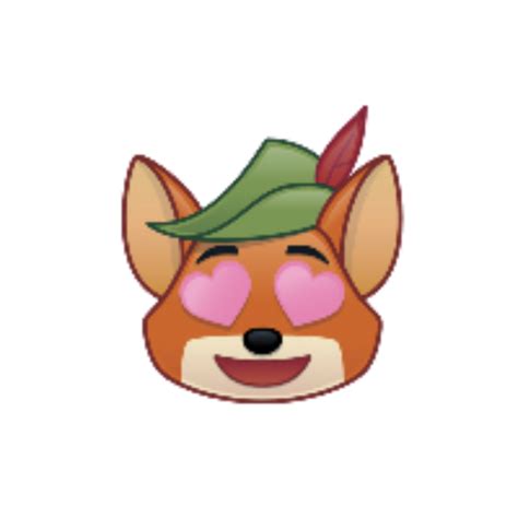 Robin Hood As An Emoji Lovestruck Drawing By Disney Robinhood
