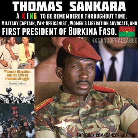 Thomas Sankara Black History People Thomas Sankara African History