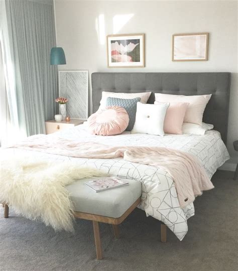 Pink And Grey Bedroom Home Decor Bedroom Interior Design Bedroom