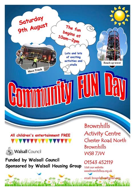 Brownhills Community Fun Day This Saturday Brownhillsbobs