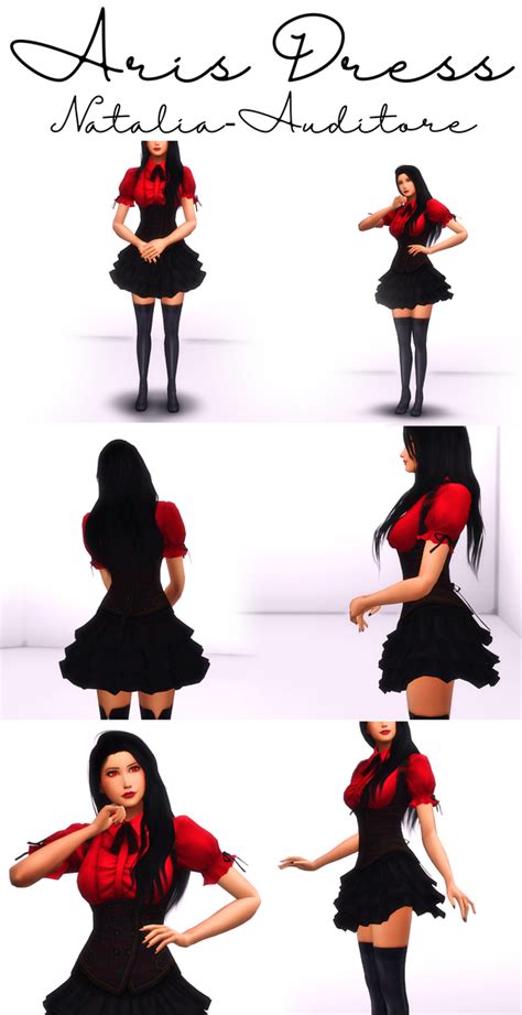 Aris Dress Natalia Auditore On Patreon Sims 4 Clothing Sims 4 The
