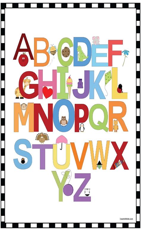 Alphabet Poster Printable