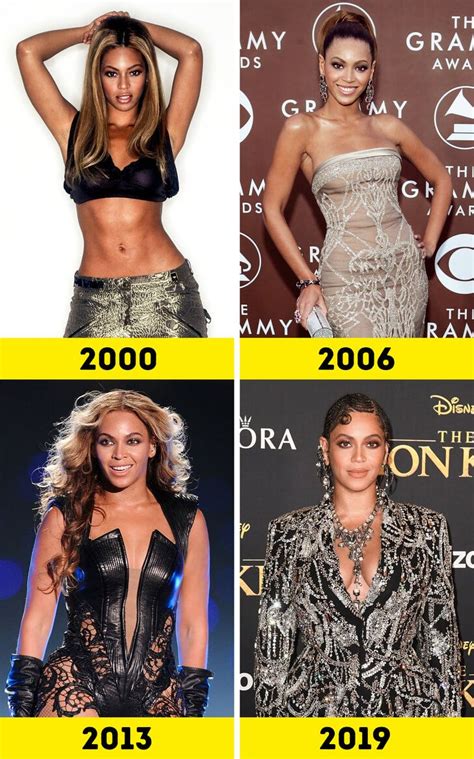 Beyoncé Then And Now From 2000 To 2019 Then And Now Photos Female Singers Beyonce