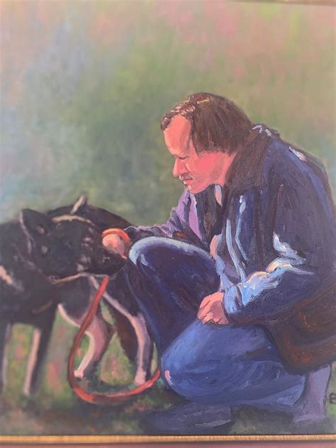 Mans Best Friend Painting By Beth Riso
