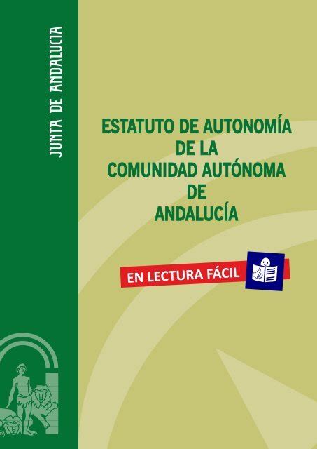 Estatuto De AutonomÍa De La Comunidad AutÓnoma De AndalucÍa