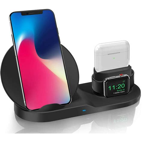 wireless charger 3 in 1 charging station for apple wireless charging stand apple watch charger