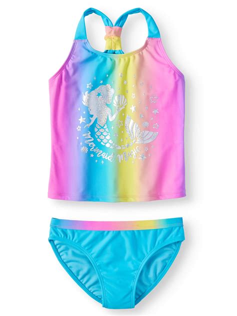 Free shipping to store · carter's® credit card · earn rewards Wonder Nation - Mermaid Foil Tankini Swimsuit (Little ...