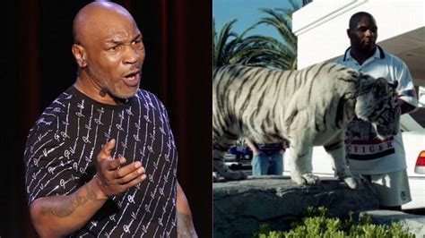 Watch When Mike Tyson Took His His Pet Tiger For A Walk