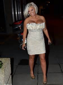 Kerry Katona Struggles To Maintain Her Dignity In Cleavage Baring Frock