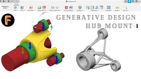 Fusion 360 Generative Design Hub Mount Part 1 Setup Tutorial Otosection