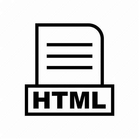 Document File Html Icon Download On Iconfinder