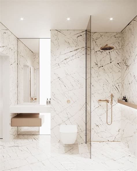 Elegance And Class Wrapped In Two Modern Interiors Modern Bathroom