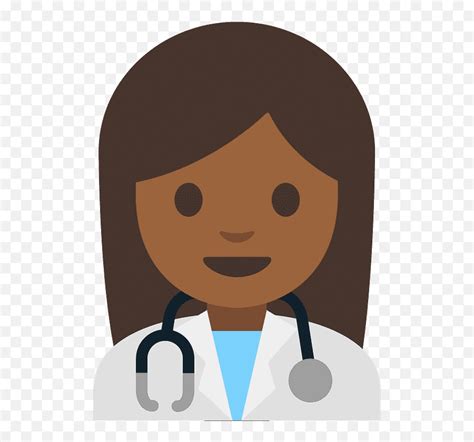 Woman Health Worker Emoji Clipart Free Download Transparent Doctora