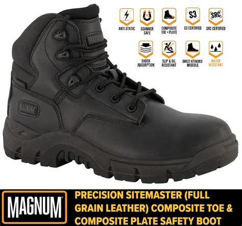 Купить Ботинки Magnum Precision Sitemaster S3 Мужская защитная обувь