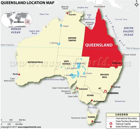Where Is Queensland Australia Queensland Location Map