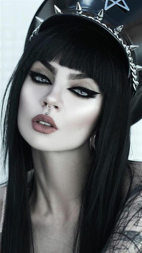 Pin By Tina Peck On Gothic Goth Glam Goth Women Dark Beauty