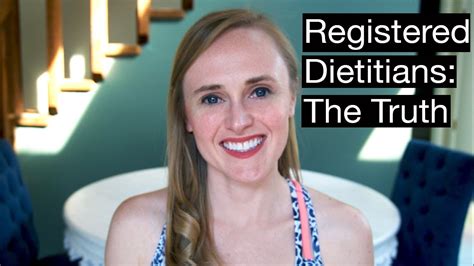 the truth about registered dietitians youtube