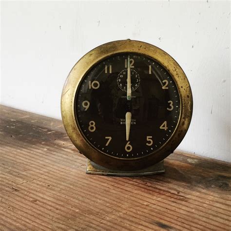 Vintage Clock Westclox Big Ben Alarm Clock Antique Metal