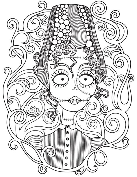 halloween coloring page colorish free coloring app for adults by goodsofttech witch