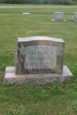 Chester A Sammons Find A Grave Memorial