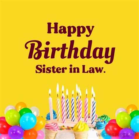 Top 18 Happy Birthday Sister In Law Msg 2023