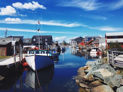 Fishermans Cove Nova Scotia A Vacation Day With Blessedl Flickr