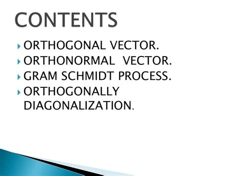 Orthogonal Orthonormal Vector Gram Schmidt Process Orthogonally D